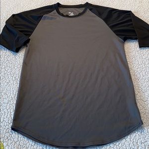 Mens BADGER 3/4 Sleeve Compression Tee-S